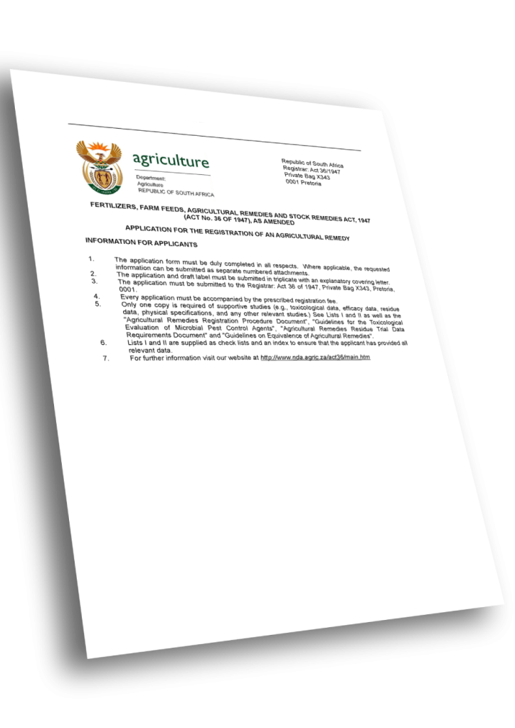 What is the animal feed legislation in South Africa? Frenchside